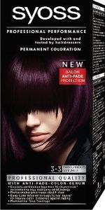 Barva za lase Syoss, temno vijolična, 3-3